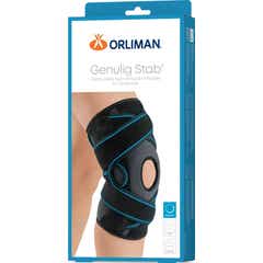 Orliman Genulig Férula Rodillera Ligamentaria Rotuliana Negra T3 1 ud