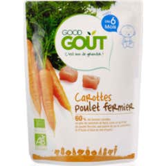 Good Goût Petit Plat dès 6 Mois Bio Carotte & Poulet 190g