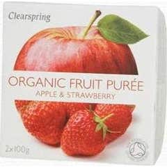 Clearspring Erdbeer-Apfel-Kompott 200g