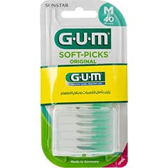 Gum Softpicks Cepillo de Goma Regular 40uds