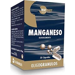 Waydiet Natural Manganese Oligogranules 50caps