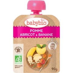 Babybio Puree Manzana Albaricoque Banana 90g