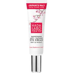 Hada Labo Tokyo White Contour des Yeux Anti-Vermoeidheids Hydratant Lissant Jour & Nuit 15ml