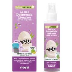 Nosa Attack Loción Desprende Liendres Vinagre de Quassia Aroma Melón 150ml