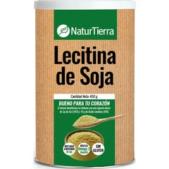 Naturtierra Lecitina di soia granulare Lattina di soia 450 G