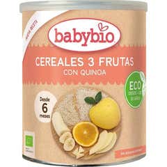 BabyBio Cereals 3 Fruits with Quinoa 220g