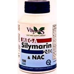 Vbyotics Mega Silymarin 240 &amp; Glutathione 100caps