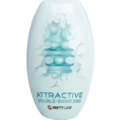 Pretty Love Masturbator Egg Double Face Attractive 1 Unità