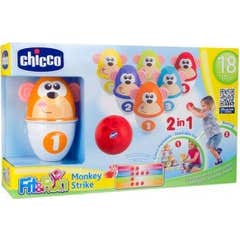 Chicco Fit e divertimento bowling scimmie 18m