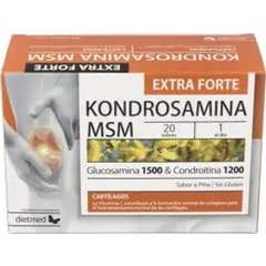 DietMed Kondrosamina MSM Extra Forte Piña 20 Sobres