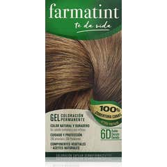 Farmatint Gel 6 D Rubio Oscuro Dorado 135 ml