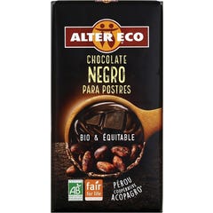 Alter Eco Dark Chocolate for Desserts Bio 200g
