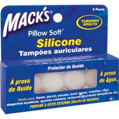 Mack's Tappi per Orecchie in Silicone Taglia Adulto 2 Paia