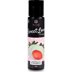 Secret Play Fresas & Chocolate Blanco Lubricante  Sweet Love 60 Ml