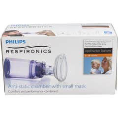 Respironics OptiChamber Diamond Cámara Inhalación Bebés 0-18 meses