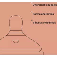 Tommee tetina silicona flujo rápido 2uts