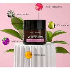 Alma Secret Multi-Reparadora Noche Mosqueta, Escualano y Hialurónico 50ml