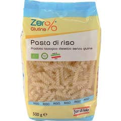 Fior di Loto Zero% Gluten Pasta Arroz Fusilli Bio 500g