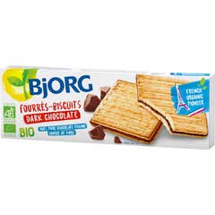 Biscotti ripieni di cioccolato biologico Bjorg 150g