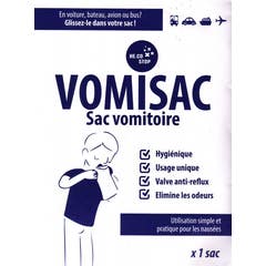 Hecostop Vomisac Braakzakje 25 Zakjes