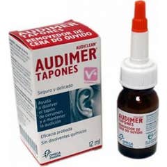 Audimer Solución Limpieza Oídos Audiclean Tapones 12ml