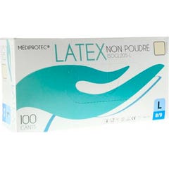 Mediprotec Guante Látex 6-7 TS 100uds