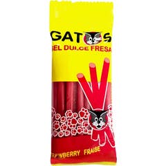 Saet Sweets Gatos Regaliz Fresa 80g