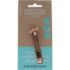 Sanodiane Nº86 Tagliaunghie per Pedicure Rosa 1 Unità