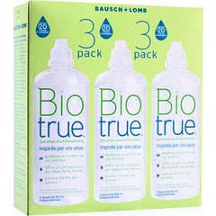 Solución para lentes multifunción Bio True 3x300 ml
