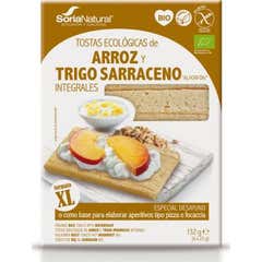 Soria Natural Tostas Eco de Arroz y Trigo Sarraceno Bio 132g