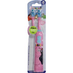 Barbapapa Cepillo de Dientes a Pilas Infantil Rosa 1ud