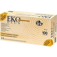 Eko Powder Free Latex Gloves L 100 Unità