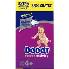 Dodot Activity Pañales T4 104uds