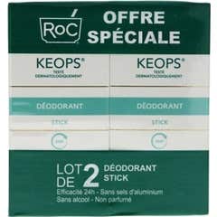 Keops Roc Deodorante Stick 2x40ml