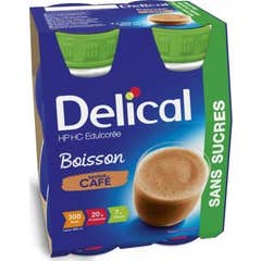 Delical Getränk Hp Hc Zuckerfrei Kaffee 4x200ml