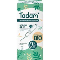 Tadam' Tampones Dermo-Sensitivos Con Aplicador Normal 16 uds