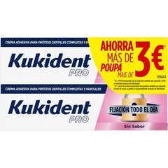 Kukident Pro Every Day Fix Sin Sabor 2x47 g