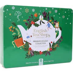 English Tea Shop Organic Set Lata Navidad Verde 36 Sobres