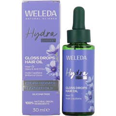 Weleda Hydra Shine Gloss Drops Olio per Capelli 30 ml