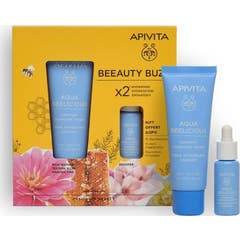 Apivita Pack Aqua Beelicious Crema Comfort 40ml + Booster 10ml