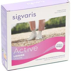 Sigvaris 2 Active Loisir Media Mujer Rosa TXL Normal 1 Par