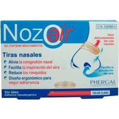 Nozoair Tira Nasal Color Claro T- Peq-med 10 U