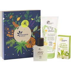 Fleurance Nature Pack Hombre Gel Ducha Verbena + Perfume + Jabón