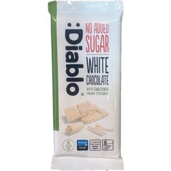 :Diablo Chocolate Blanco Stevia 75g