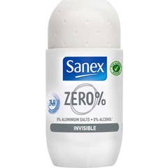 Sanex Desodorante Roll-On 50 ml. Zero Invisible.