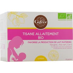 Gifrer Infusión Lactancia Limón Bio 20 Bolsitas