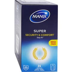 Manix Super Security & Comfort Preservativo Easy Fit 24uds