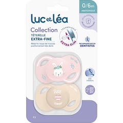 Luc Et Léa Collection Duo Chupete 0-6 Meses C1 2uds