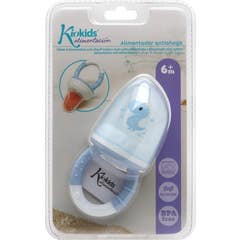 Kiokids Alimentador Antiahogo Dinosaurio Azul +6M 1 ud