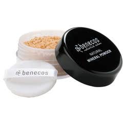 Benecos losse poeder kleur licht zand 10g 1ud